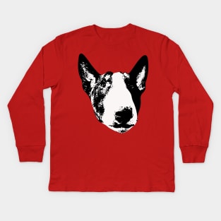 English Bull Terrier Kids Long Sleeve T-Shirt